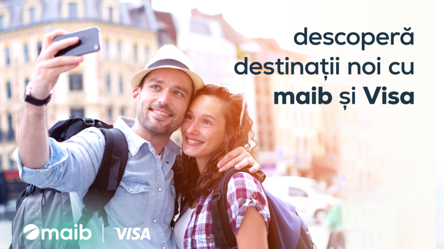 Descoperă destinații noi cu maib și Visa