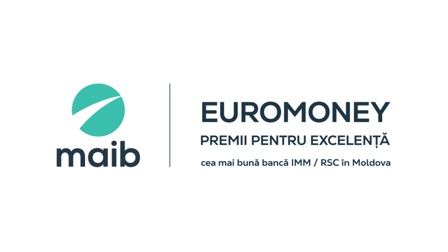 Maib a fost premiată cu titlurile de „Cea mai bună bancă pentru IMM-uri” și „Cea mai bună bancă RSC” din Moldova de către Euromoney