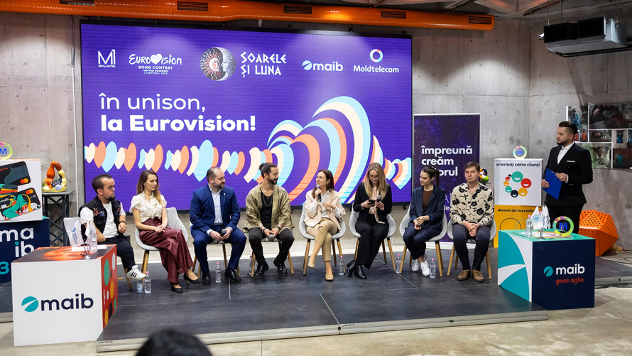În unison de la Eurovision! Maib a felicitat reprezentanții Moldovei reveniți de la Eurovision Song Contest 2023