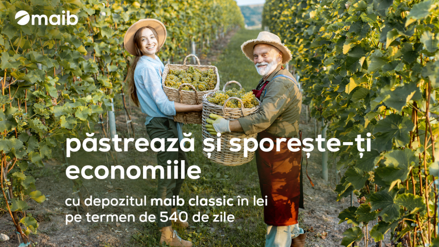 Depozitul „maib classic” în lei pe un termen extins de 540 de zile este din nou disponibil la maib