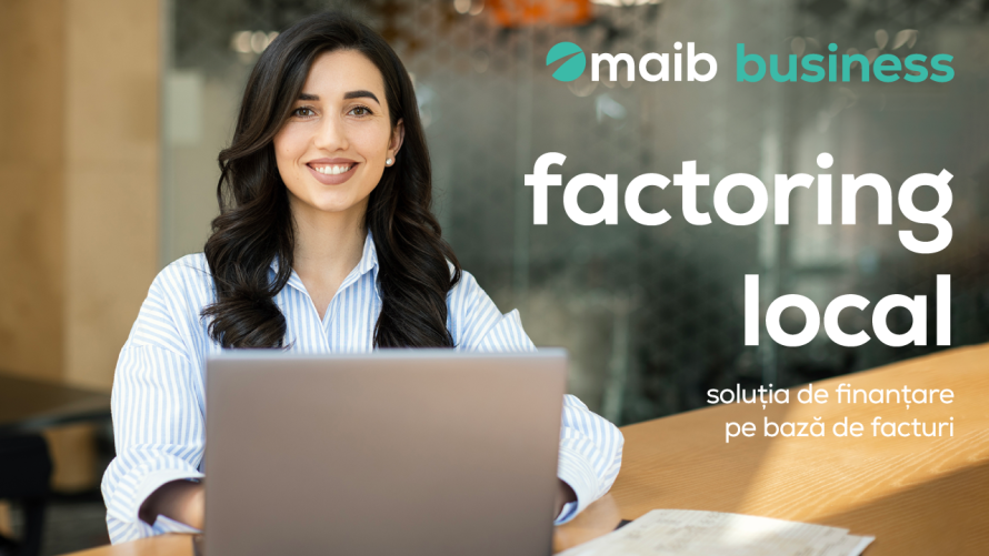 Maib anunță lansarea unui nou produs – factoring local