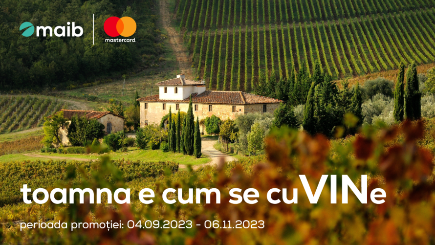 Vino și tu să marchezi Ziua Națională a Vinului împreună maib și Mastercard