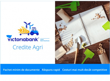 Victoriabank oferă Credite Agri personalizate tuturor agricultorilor conform necesităților fiecăruia