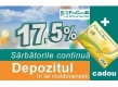 Depozite cu 17,5% plus Cardul Bliț – cadou