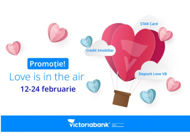 Ai parte de dragoste, dar și de promoții la Victoriabank