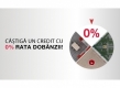 Doar la Mobiasbancă câştigi un credit cu 0% rata dobânzii!