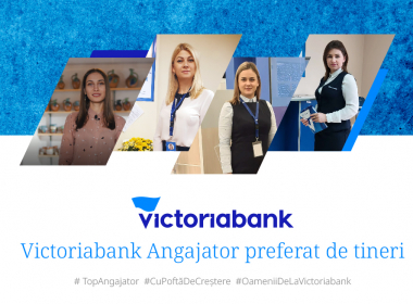 Victoriabank, în topul celor mai buni angajatori, consideră absolvenții din acest an