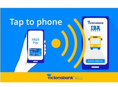 Tap to Phone, rapid și comod, implementat de IBA Group, VISA și Victoriabank în transportul public din capitală