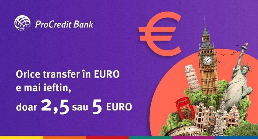 Transferuri internaționale în Euro – online, rapid și avantajos cu ProCredit Bank!