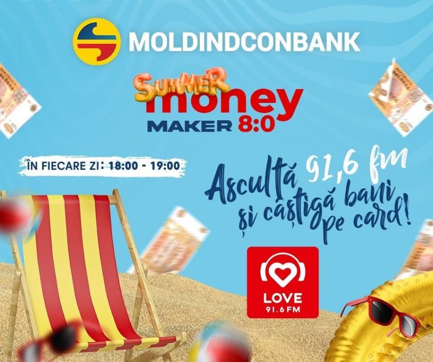 Câștigă 500 de lei pentru cunoștințele tale, cu Moldindconbank și Love Radio Moldova