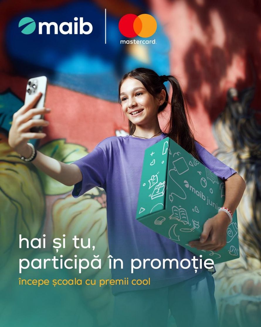 Prinde oferta de back to school cu maib junior și Mastercard