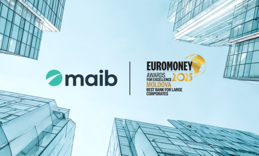 maib desemnată cea mai bună bancă din Moldova pentru clienții corporativi de publicația Euromoney