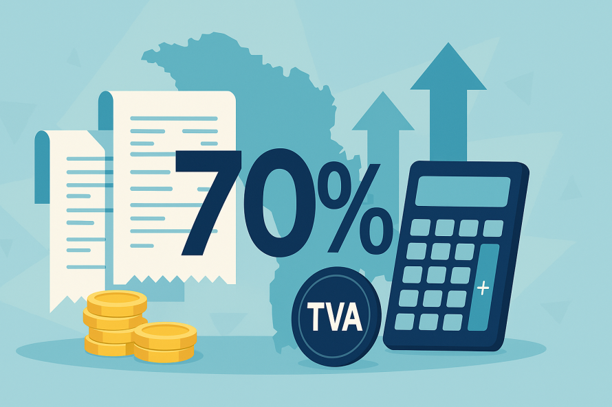 Antreprenorii pot primi acum până la 70% din TVA-ul de restituit