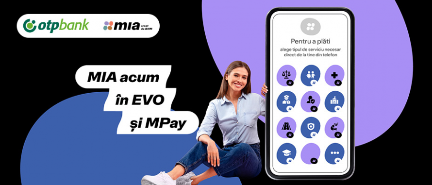 Plăți către stat: acum direct prin MIA și EVO