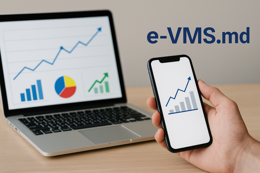Peste 8 milioane de lei investiți în 10 zile prin eVMS.md