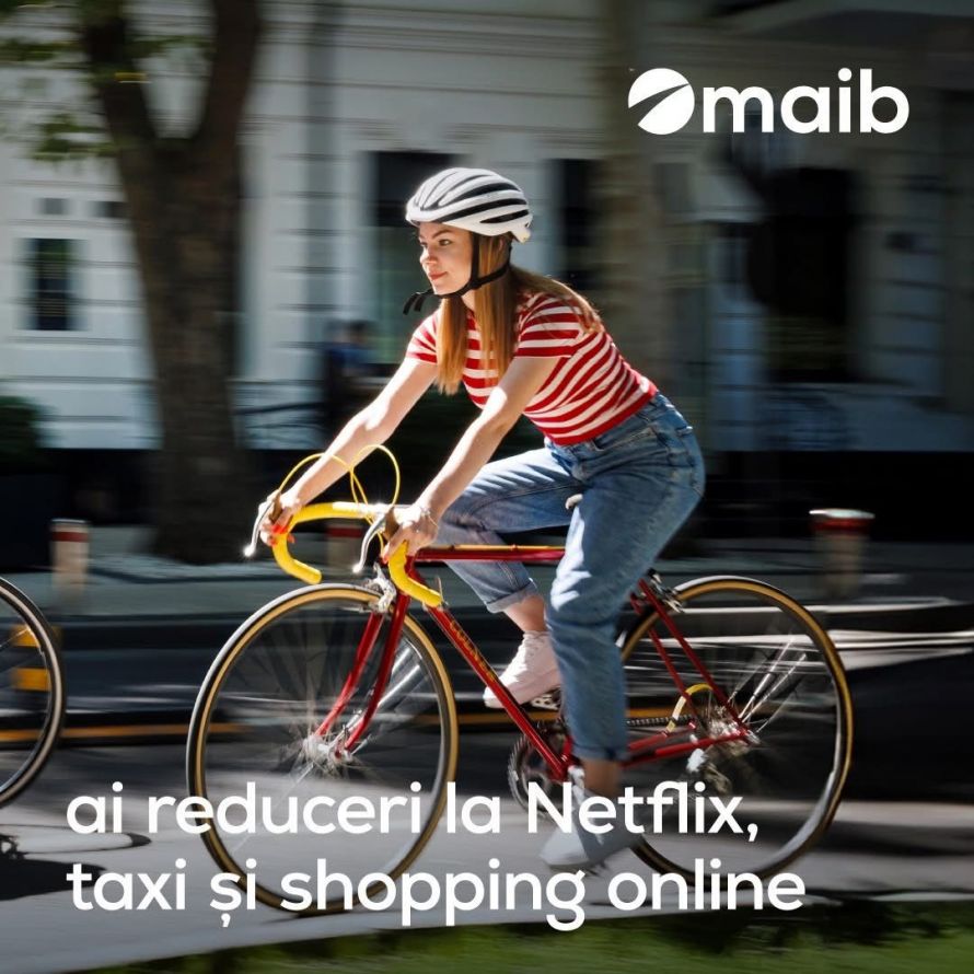 Cardul RED de la maib: reduceri la Netflix, iHerb și Taxi Letz, plus alimentări gratuite din PayPal