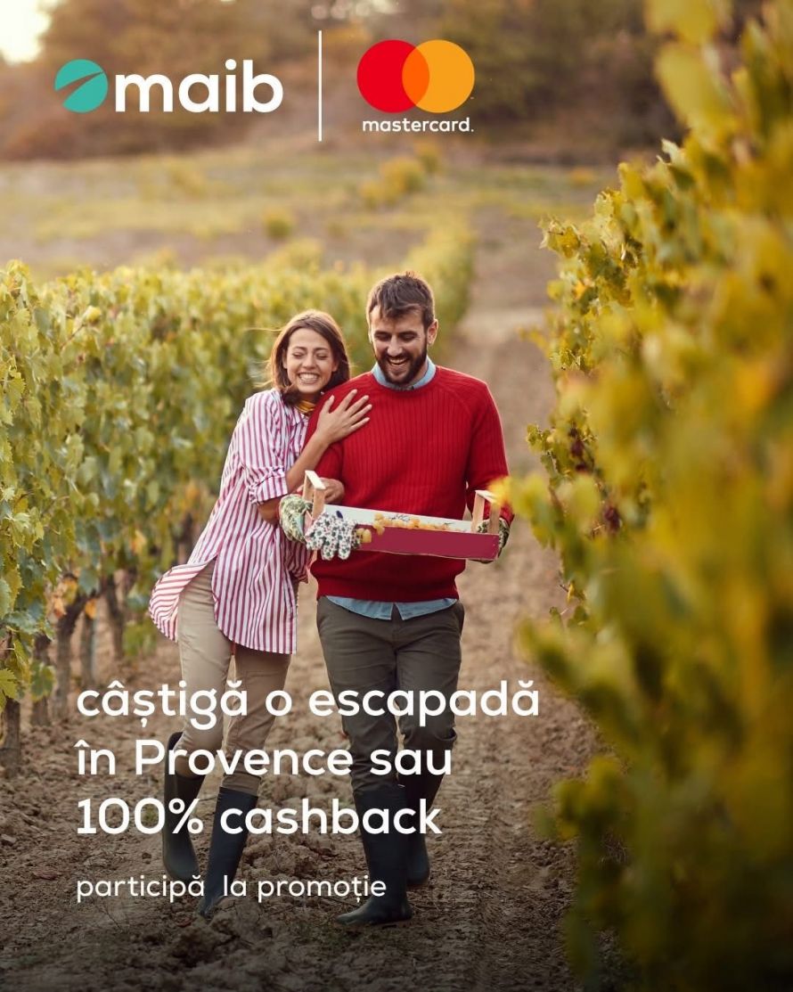 Provence, premii și cashback: campania de toamnă maib și Mastercard