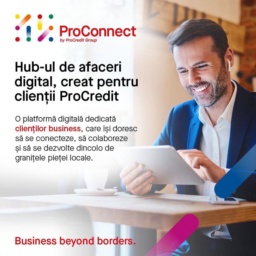 ProConnect: hub digital pentru afaceri internaționale, creat de ProCredit Bank