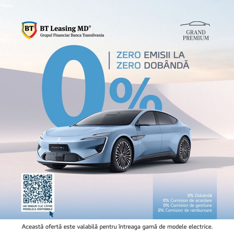  BT Leasing și Grand Premium fac mașinile electrice mai accesibile: rate fără TVA și economii de până la 20%