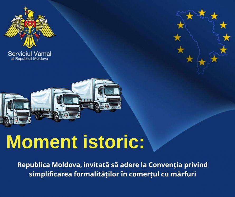 Convenția UE privind simplificarea comerțului cu mărfuri: Republica Moldova, invitată să adere