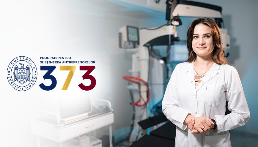 Programul 373 și Moldindconbank sprijină dezvoltarea iVedere: clinica oftalmologică modernă din Ungheni