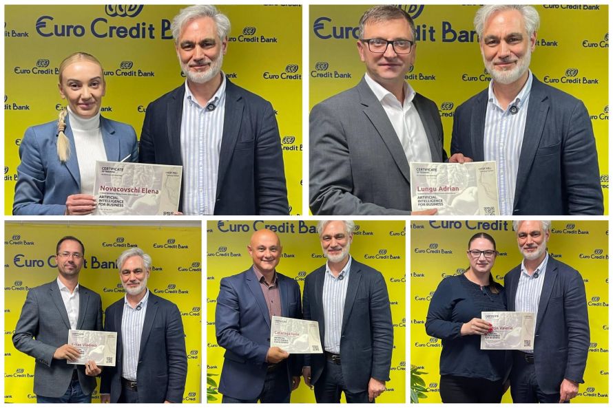 EuroCreditBank își pregătește echipa pentru viitor: training intensiv despre inteligența artificială
