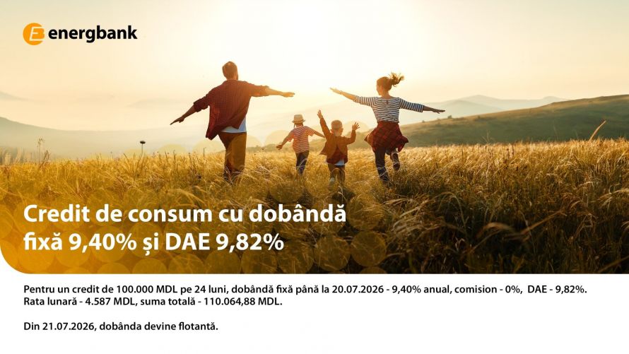 Transformă-ți planurile în realitate cu creditul de consum Energbank