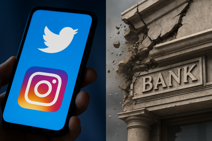 Banca Centrală Europeană: Rețelele sociale pot provoca prăbușirea unei bănci în câteva ore