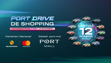 JETOUR, premiul principal al campaniei lansate de Moldindconbank și Mastercard la PORT MALL