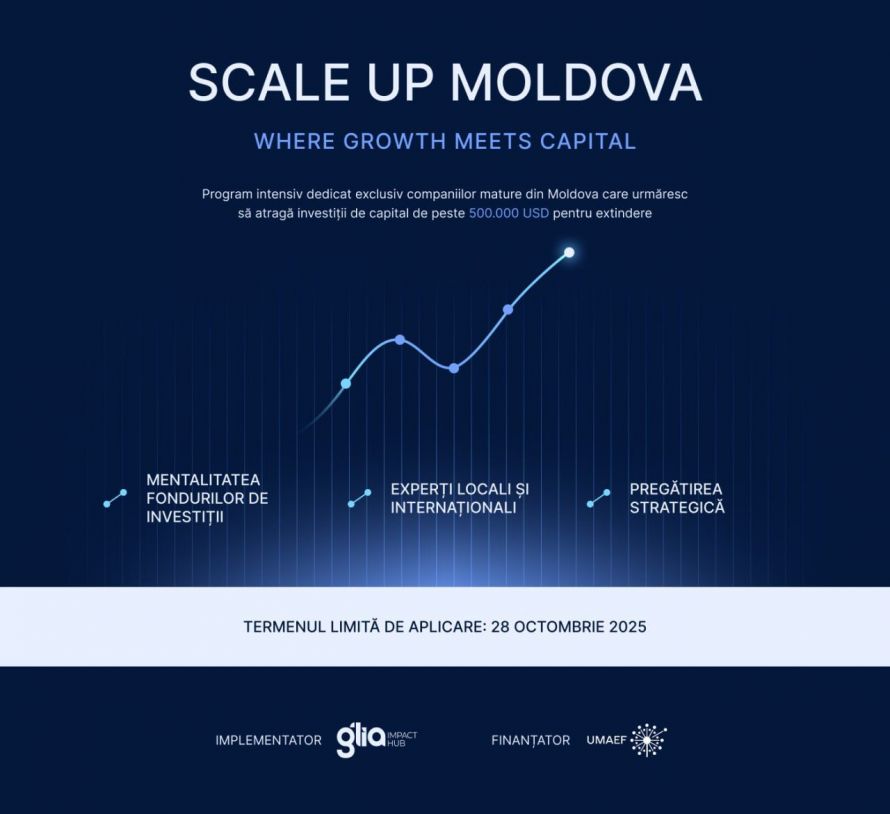 Peste 500.000 USD pentru companiile din Moldova: s-a lansat primul program de pregătire pentru investiții