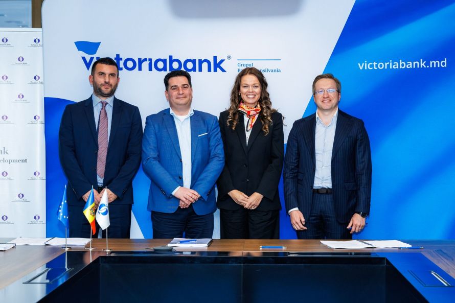 Victoriabank obține 7,5 milioane EUR de la BERD pentru finanțarea IMM-urilor și tranziția verde