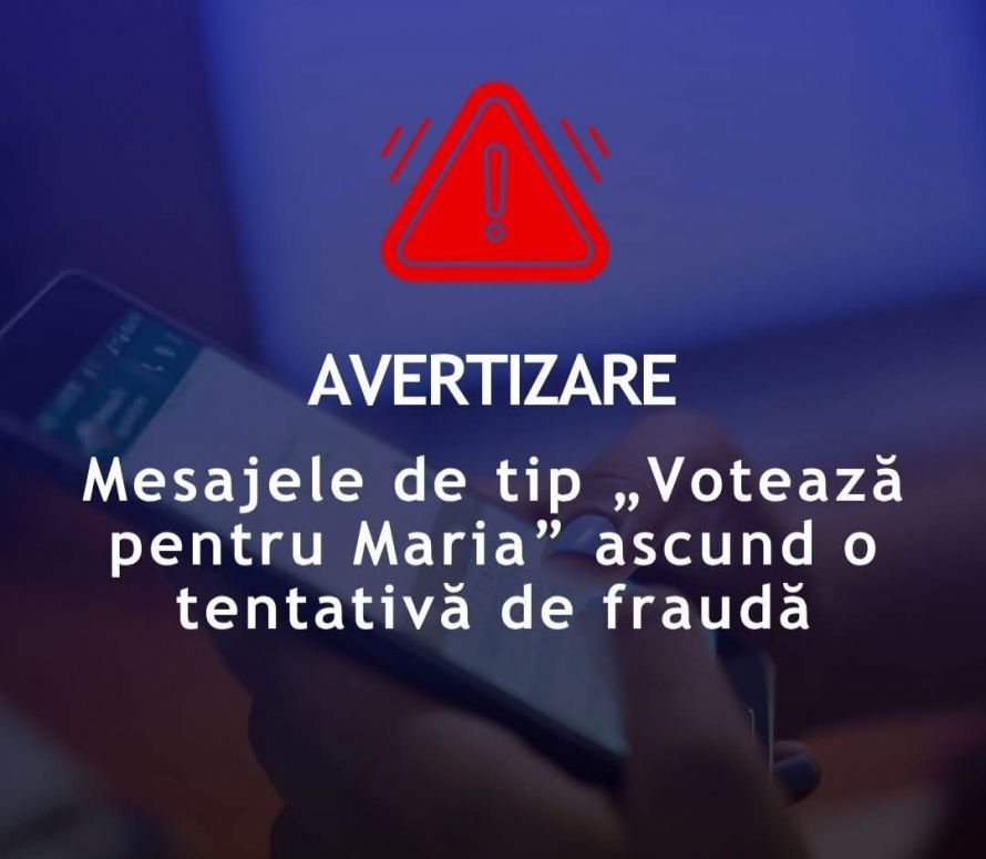 Atenție la mesajele de tip „votează pentru Maria”: o nouă tentativă de fraudă circulă pe WhatsApp