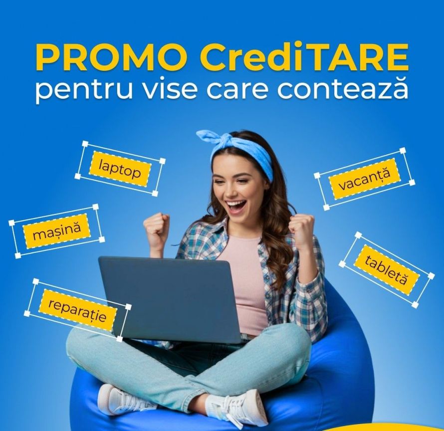 EuroCreditBank lansează promoția „CrediTARE”: credite de consum pentru vise care contează
