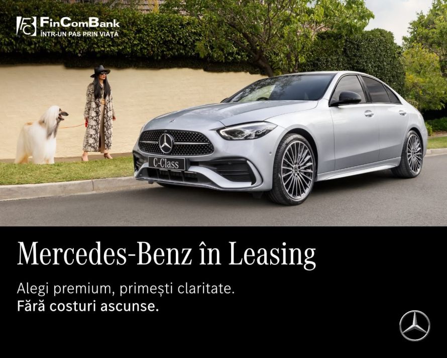Mercedes-Benz în leasing: 6% dobândă anuală de la FinComBank