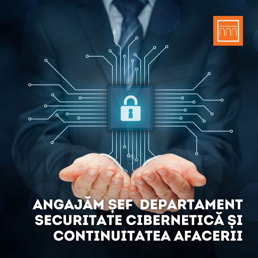 Eximbank recrutează Șef al Departamentului Securitate Cibernetică și Continuitatea Afaceri