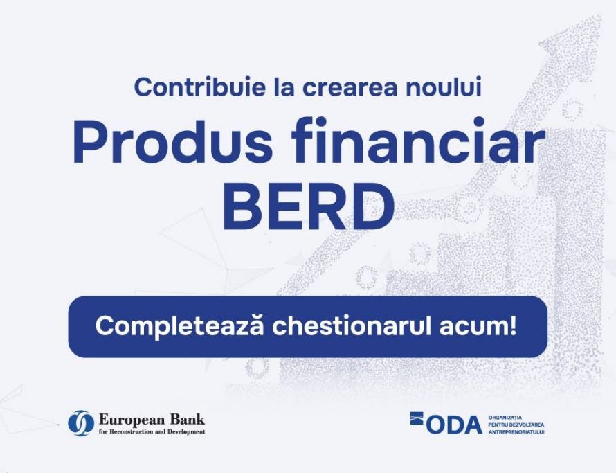 Tinerii antreprenori pot influența un nou produs de finanțare BERD: a fost lansat un chestionar