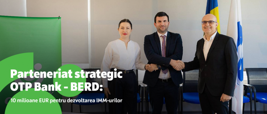 OTP Bank Moldova și BERD extind finanțarea pentru IMM-uri cu 10 milioane de euro