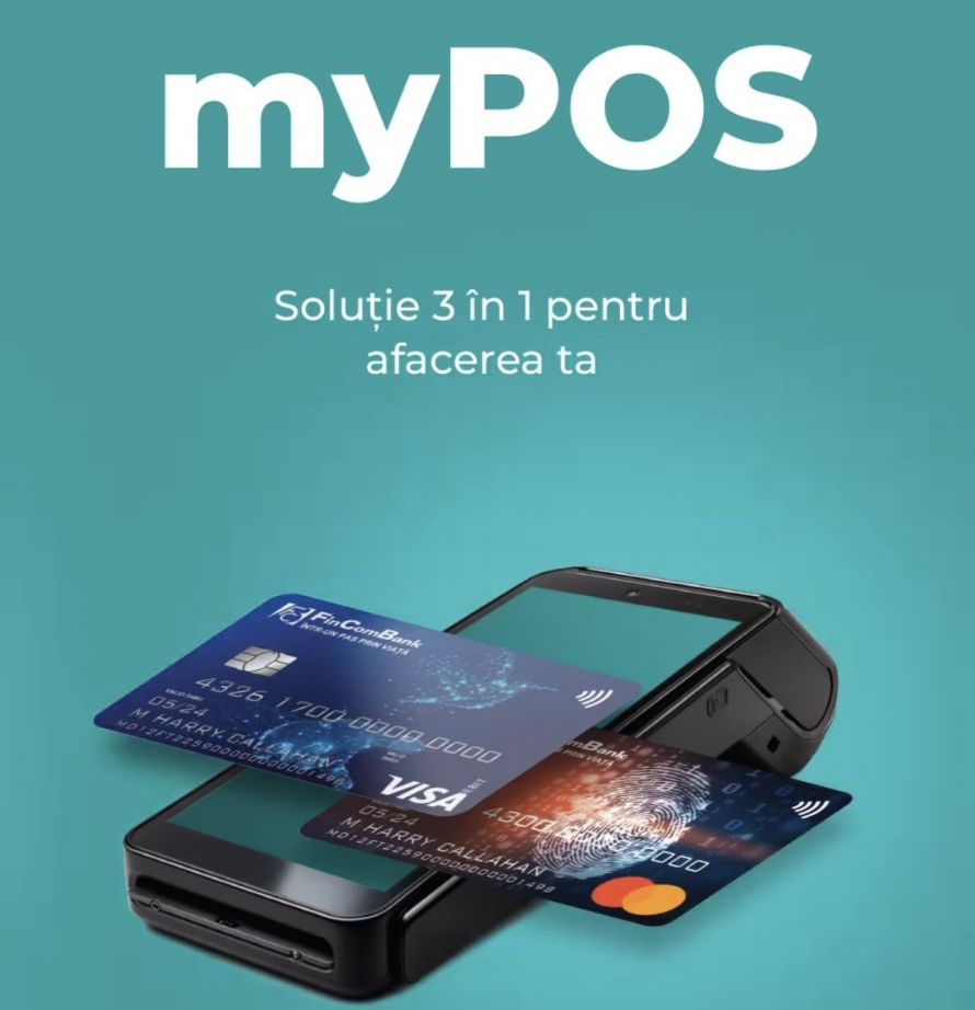 myPOS de la FinComBank – partenerul afacerii tale pentru încasări moderne