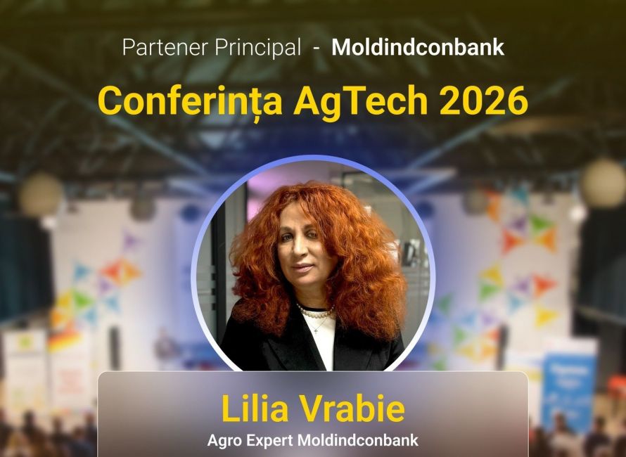 Moldindconbank, partener principal la AgTech 2026: soluții de finanțare pentru agricultură