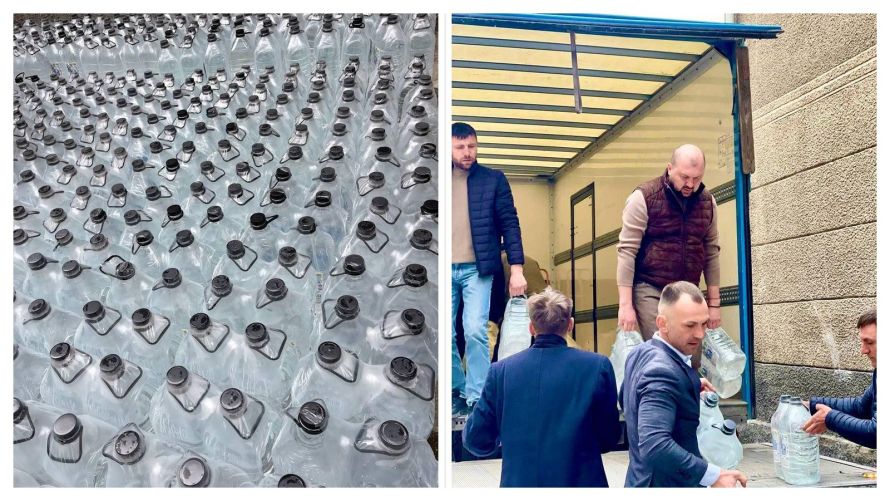 Moldindconbank a donat peste 16.000 de litri de apă potabilă pentru locuitorii din Bălți