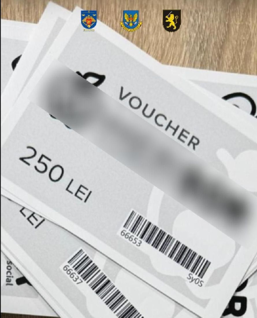 Schemă cu vouchere fictive: doi bănuiți reținuți într-un dosar de 173 de milioane de lei