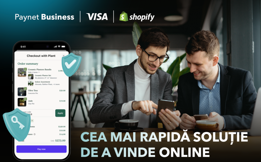 Paynet Business devine primul furnizor fintech din Moldova care oferă antreprenorilor o conexiune directă cu Shopify