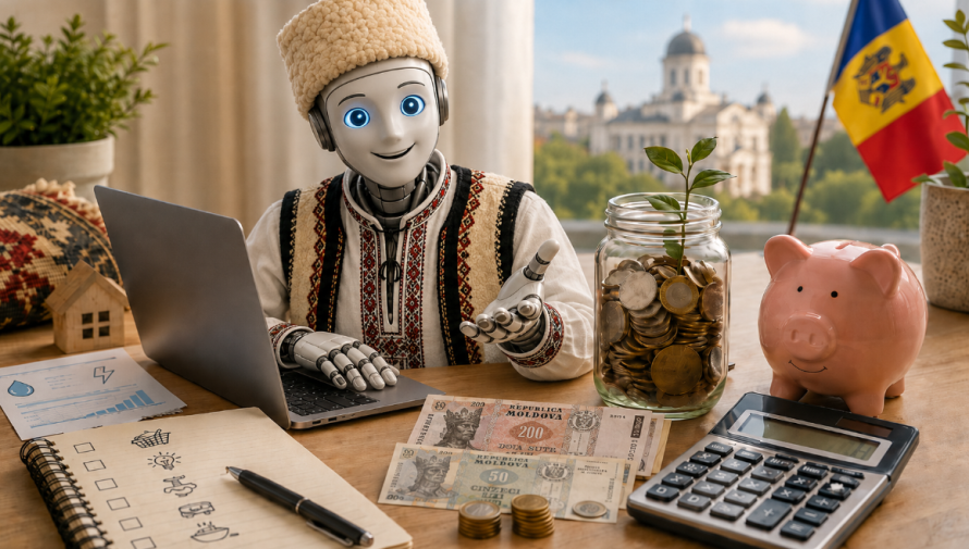 ChatGPT, moldovean pentru o zi: cum ar economisi bani într-o lună obișnuită