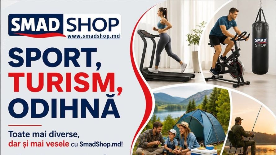 Sport, turism, odihnă – toate mai diverse și mai vesele cu smadshop.md