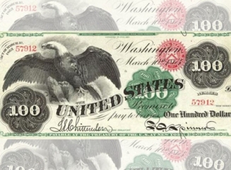 (foto) Istoria în imagini a bancnotei de $100. Vezi cum s-a modificat designul începând cu 1862.