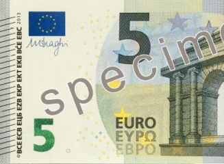 BCE a prezentat designul noilor bancnote de 5 euro, ce urmează a fi puse în circulație în luna mai