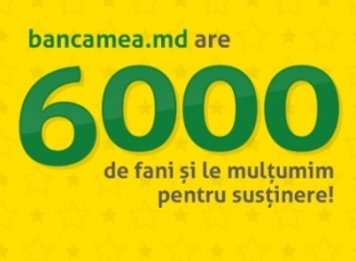 Avem 6.000 de fani pe Facebook! Oferim cadouri – 6.000 de lei discount!