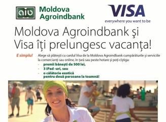 Bani, iPad-uri și o călătorie exotică – premii puse la bătaie în cadrul campaniei MAIB și VISA