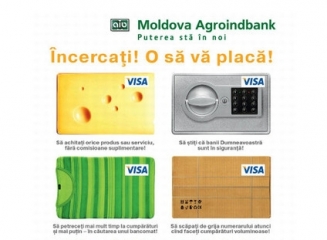 Moldova Agroindbank și Visa dau start campaniei promoționale „Încercați! O să vă placă!”
