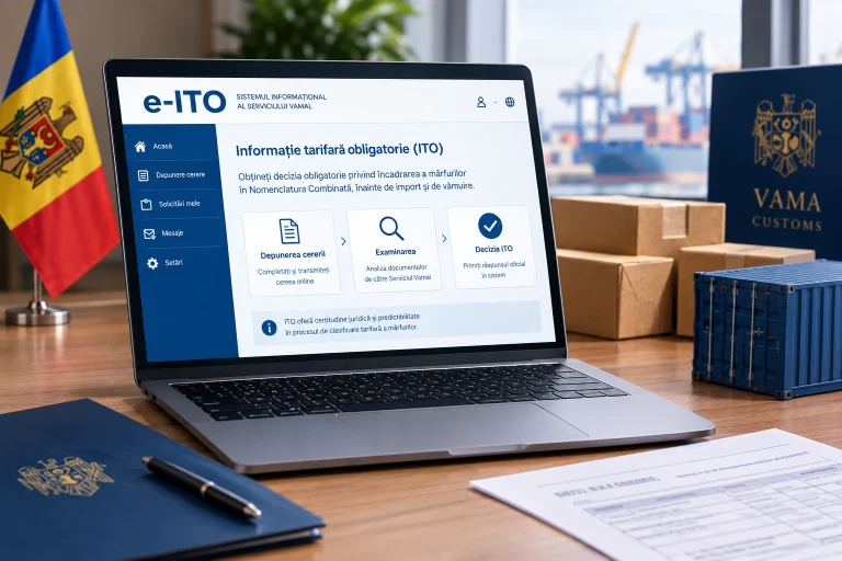 e-ITO a fost lansat în Moldova: companiile pot gestiona online cererile pentru clasificarea mărfurilor